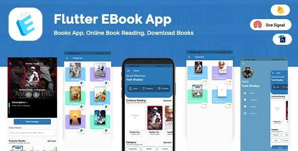 Flutter App – Ebook With Admin Panel v1.3