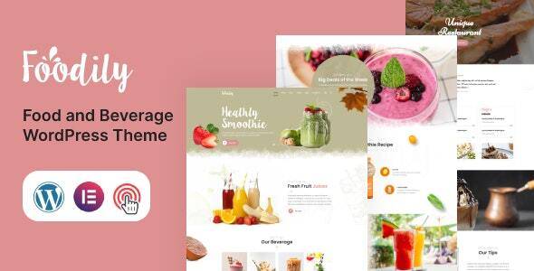 Foodily v1.0 – Food and Beverage WordPress Theme