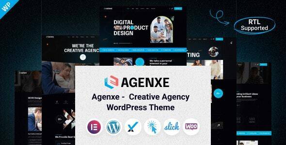 Agenxe v1.0 – Creative Agency WordPress Theme