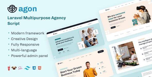 Agon v1.8.0 – Laravel Multipurpose Agency Script – nulled