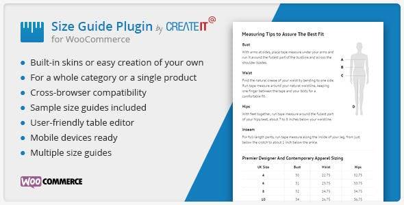 WooCommerce Product Size Guide v4.2 Plugin