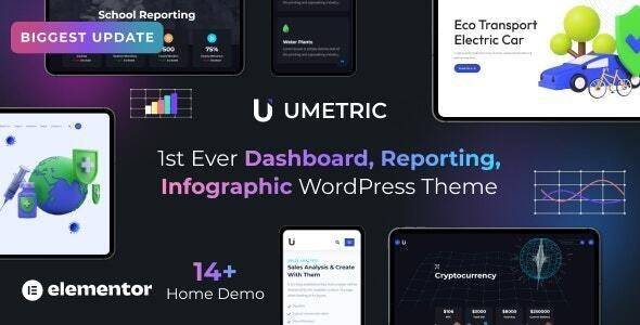 Umetric 2.0.4 – WordPress Dashboard, Reporting and Infographic Theme