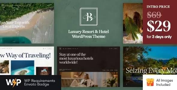 Belicia v1.0 – Luxury Resort & Hotel WordPress Theme