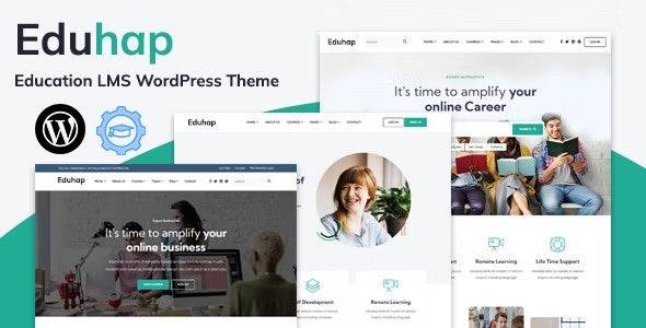 Eduhap v1.0 – Education LMS WordPress Theme