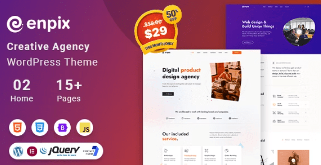 Enpix v1.0.1 – Digital Agency Creative Portfolio Theme