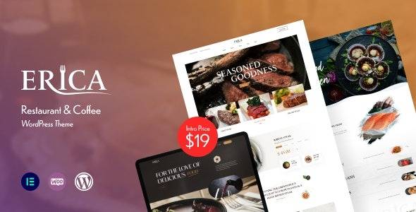 Erica v1.0 – Restaurant & Coffee WordPress Theme