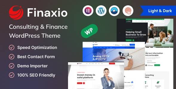 Finaxio v1.0.1 – Consulting & Finance WordPress Theme