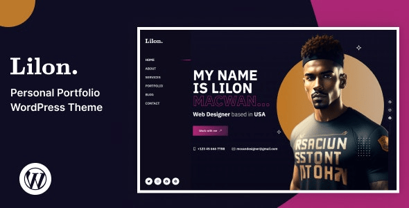 Lilon v2.0 – Personal Portfolio WordPress Theme