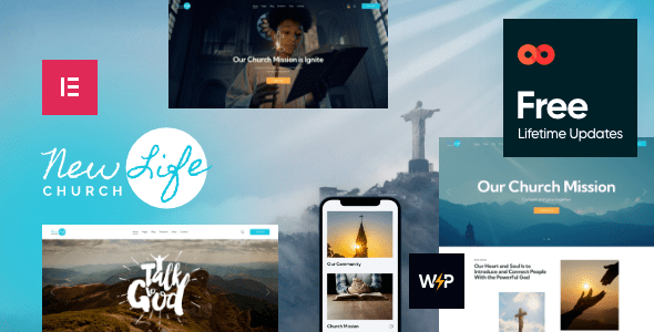 New Life v2.7 – Church & Religion WordPress Theme