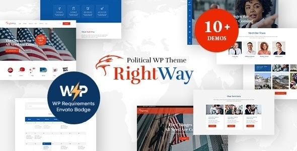 Right Way v4.0.8 – Election Campaign and Political Candidate WordPress Theme