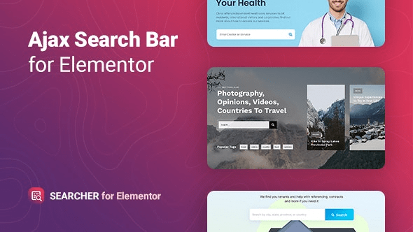 Searcher v1.0.2 – Ajax Search for Elementor