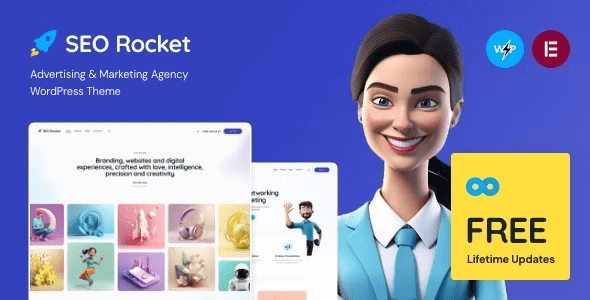 Seo Rocket v2.4 – Advertising & Marketing WordPress Theme