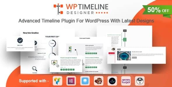 WP Timeline Designer Pro v1.4.4 – WordPress Timeline Plugin