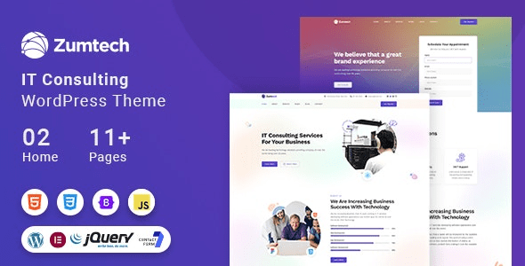 Zumtech v1.0.2 – IT Solutions & Technology WordPress Theme