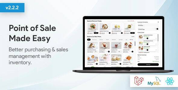 POS v2.2.2 – Ultimate POS system with Inventory Management System