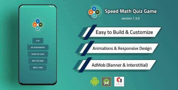 Fast Math v1.3.0 – Quiz Game Source Code with Admob and Unity