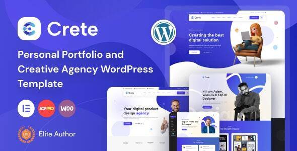 Crete v1.2 – Personal Portfolio and Creative Agency WordPress Theme