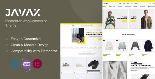 Javax v1.0.1 – Elementor WooCommerce Theme