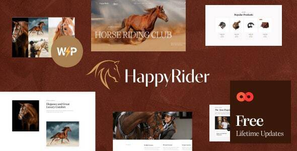 Happy Rider v2.2 – Horse School & Equestrian Center WordPress Theme