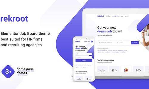 Rekroot v1.0.2 – Recruitment Agency Elementor WordPress Theme