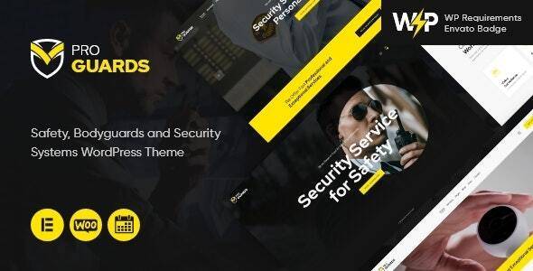 ProGuards v2.5 – Safety Body Guard & Security WordPress Theme