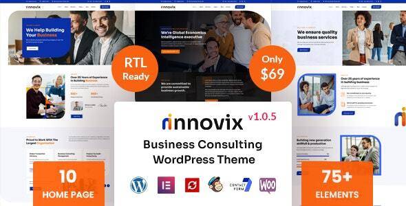 Innovix v1.0.5 – Business Consulting WordPress Theme