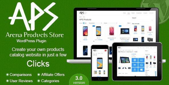 Arena Products Store v3.1 – WordPress Plugin (Updated)