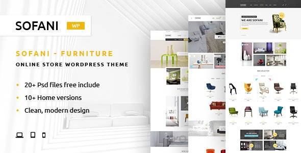 Sofani v1.7.1 – Furniture Store WooCommerce WordPress Theme