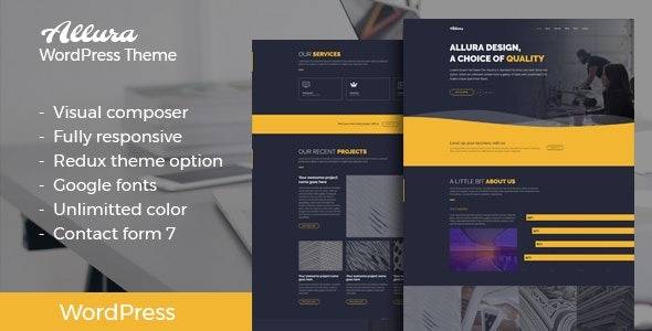 Allura v2.0 – Portfolio WordPress Theme