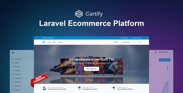 Cartify v2.1.0 – Laravel Ecommerce Platform with Tailwind CSS – nulled