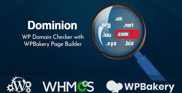 Dominion v1.9.3 – WP Domain Checker with WPBakery Page Builder