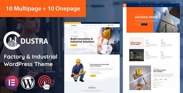 Dustra v1.5.7 – Factory Industrial & Construction WordPress Theme