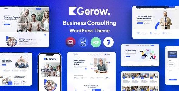 Gerow v1.0 – Business Consulting WordPress Theme