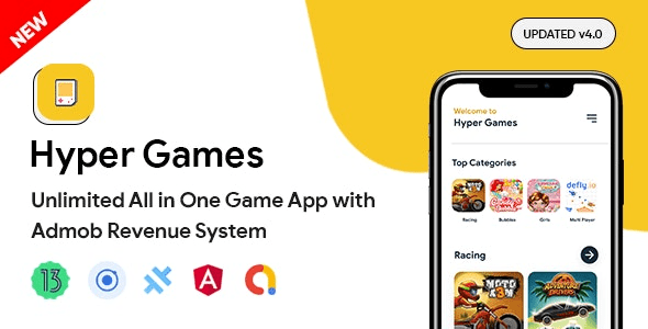 Hyper Games v4.0.0 – All in One Game App