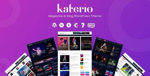 Katerio v1.3 – Magazine & Blog WordPress Theme