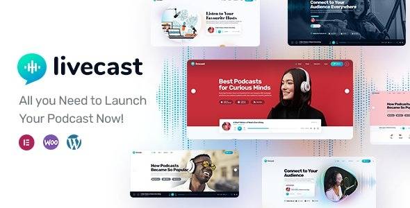 Livecast v1.1.0 – Podcast Theme