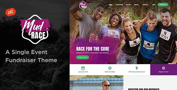 MudRace v2.7 – A Single Event Fundraiser Theme