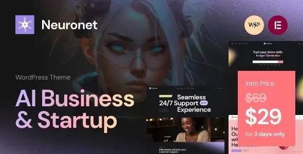 Neuronet v1.5 – AI Business & Startup WordPress Theme