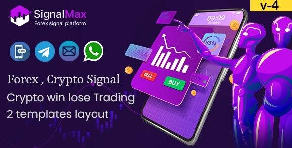 SignalMax v4.0 – Trading & Forex , Crypto Signal Notifier Subscription based Platform