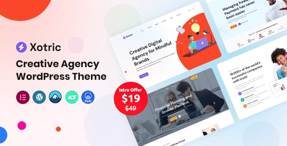 Xotric v1.1 – Creative Agency WordPress Theme + RTL