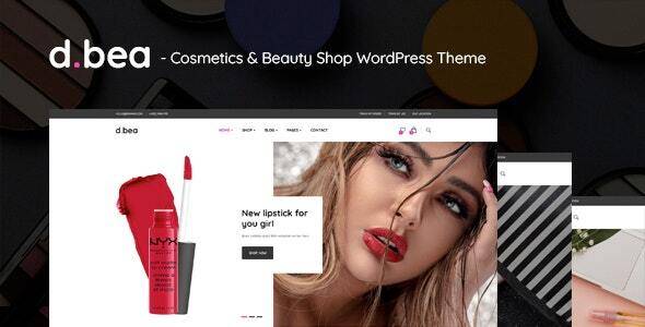 DBea v1.0 – Cosmetics & Beauty Shop WordPress Theme