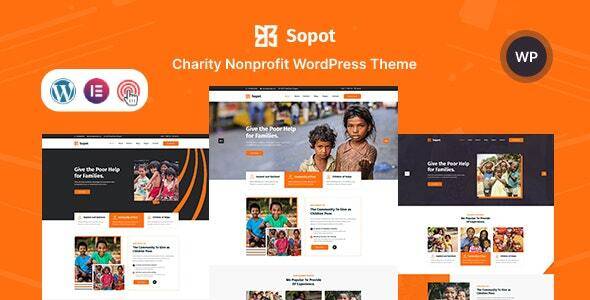 Sopot v1.0 – Charity NonProfit Fundraising WordPress Theme