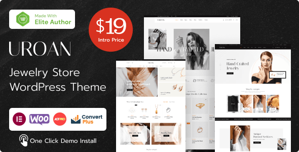 Uroan v1.0 – Jewelry Store WordPress Theme