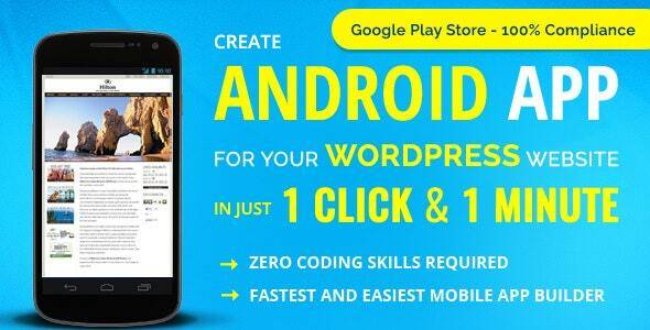 Wappress v5.0.8 – builds Android Mobile App for any WordPress website