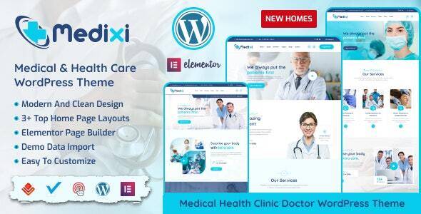 Medixi v1.1.0 – Doctor & Medical Care WordPress Theme