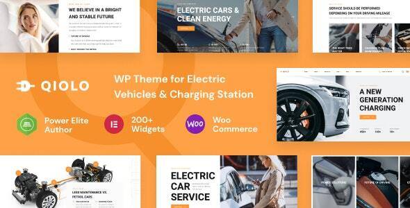 Qiolo v1.0.5 – Vehicle & EV Charging WordPress Theme