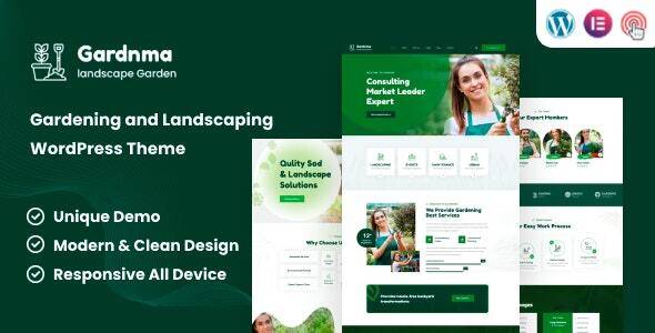 Gardnma v1.0 – Gardening and Landscaping WordPress Theme