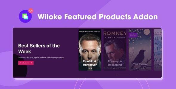 Wiloke Featured Products Elementor v1.0