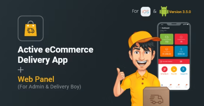 Active eCommerce Delivery Boy Flutter App v3.8