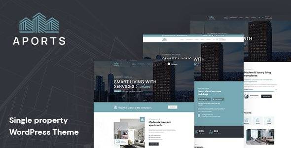 Aports v1.0.1 – Single Property WordPress Theme